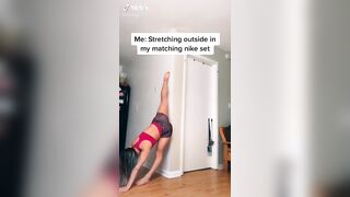 Sexy TikTok Girls: Stretching for likes #4