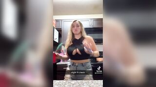 Sexy TikTok Girls: Classic big tits thot #3