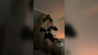 Sexy TikTok Girls: Busty blonde with a low cut dress ♥️♥️ #4