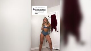 Sexy TikTok Girls: Her whole ass out at the end ♥️♥️ #3