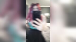 Sexy TikTok Girls: Little black skirt and thigh highs ♥️♥️♥️♥️ #3