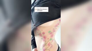 Sexy TikTok Girls: Tattoo and underboob #2