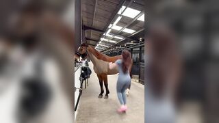 Sexy TikTok Girls: Horse girls ♥️♥️ #1