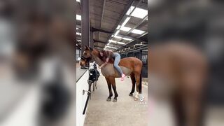 Sexy TikTok Girls: Horse girls ♥️♥️ #4