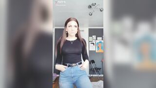 Sexy TikTok Girls: See Thru Shirt #4