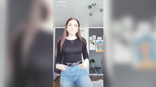 Sexy TikTok Girls: See Thru Shirt #3