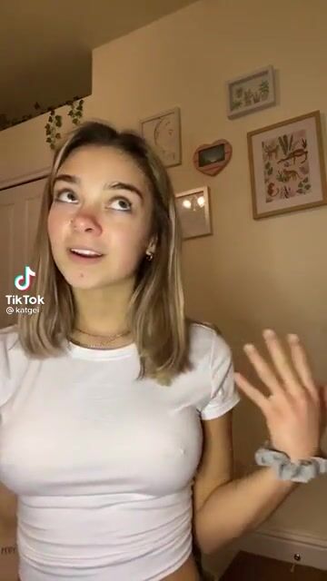 See through white tee