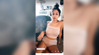Sexy TikTok Girls: See through on live ♥️♥️ #2