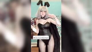 Sexy TikTok Girls: Yup standing is better #2