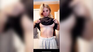 Sexy TikTok Girls: Little tiktok slut massive titty drop #1