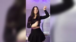 Sexy TikTok Girls: All black egirl #4