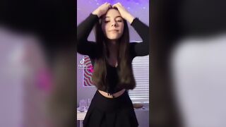 Sexy TikTok Girls: All black egirl #2