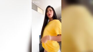 Sexy TikTok Girls: Pokies and jiggle is better than nothing but I want see thru again #1