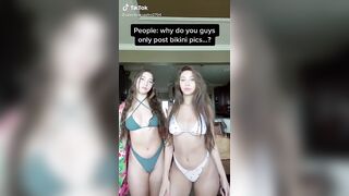 Sexy TikTok Girls: Twins in bikinis #2