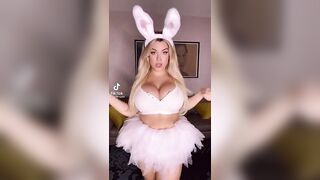 Big boobs with bunny ears