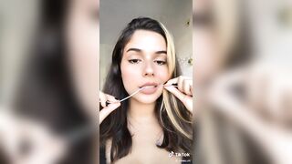 Sexy TikTok Girls: I bet she’s a great kisser ♥️♥️ #4