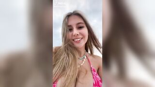 Sexy TikTok Girls: Big Boobs At The Beach #1
