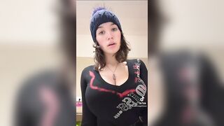 Sexy TikTok Girls: Big boobed 18 y/o #4