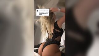 Sexy TikTok Girls: Big blonde ass #4