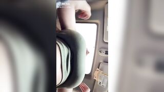 Sexy TikTok Girls: cecilia___rose doing the on my lap trend #2