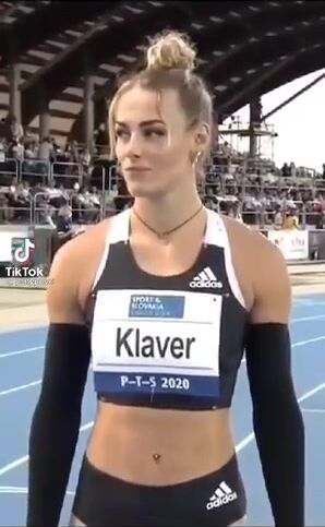 Not sure if this counts, but the way she smiles at the camera at the start ????