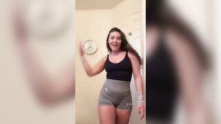 Sexy TikTok Girls: insane ass on tight booty shorts ♥️♥️♥️♥️ #4