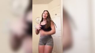 Sexy TikTok Girls: insane ass on tight booty shorts ♥️♥️♥️♥️ #2