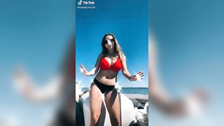 Sexy TikTok Girls: Now that's some glimmer, shine &boobs #2