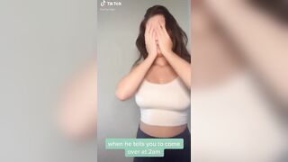 Sexy TikTok Girls: Now, why did she move her arms? #2