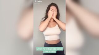 Sexy TikTok Girls: Now, why did she move her arms? #3