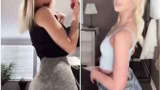 Sexy TikTok Girls: Big Bank left or right ? #4