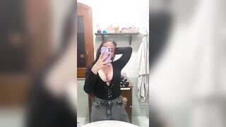 Sexy TikTok Girls: Amazing tits on this Italian cocktease #4