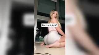 Sexy TikTok Girls: Do you think she did it right? ♥️♥️ #1