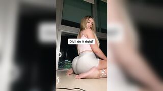 Sexy TikTok Girls: Do you think she did it right? ♥️♥️ #4