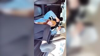 Sexy TikTok Girls: when she says your car has a lot of room♥️♥️ #3