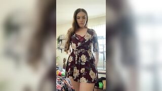 Sexy TikTok Girls: Wait till I pull my skirt up ♥️♥️ #1
