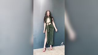 Sexy TikTok Girls: Amazing dress....what an ass!! #3