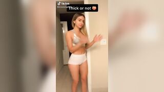 Sexy TikTok Girls: Thick or not♥️♥️? #1