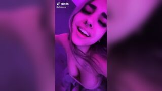 Sexy TikTok Girls: step-sis is on your bed for one night stand ♥️♥️ #1