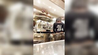 Sexy TikTok Girls: Waiting for coffee watching this... #2