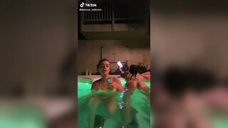 Sexy TikTok Girls: Imagine the backshots from the girl in the back ♥️♥️ #2