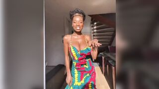 Sexy TikTok Girls: My jamaican mother vibing and enjoying herself #3