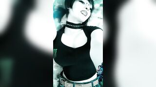 Sexy TikTok Girls: Imagine titfucking an emo girl #4