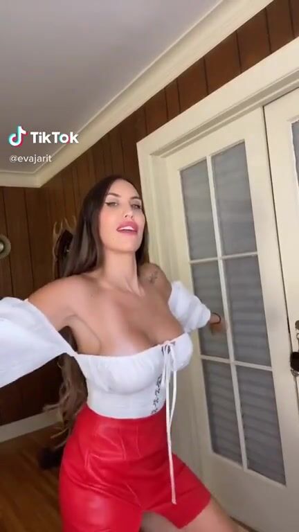 What’s holding that blouse up?