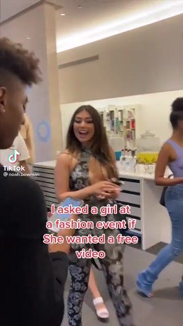 Doing a shoot for a random person