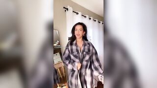 Sexy TikTok Girls: She did a series of these, this is my fav (underboob) #2