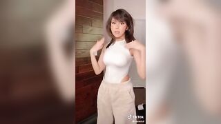 Sexy TikTok Girls: She may not have the biggest titties or ass, but she's still hot. #4