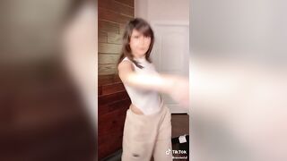 Sexy TikTok Girls: She may not have the biggest titties or ass, but she's still hot. #3