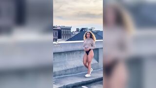 what you doing if she walk pass you?