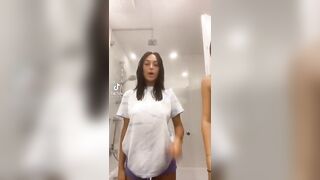 Sexy TikTok Girls: This thot afraid of bras #1